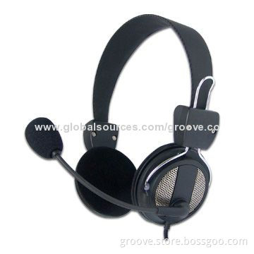 40mm Speaker Computer Headset, High-quality Sound, 3.5mm Plug